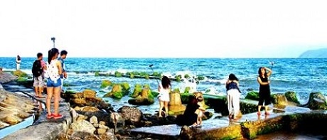 Bãi đá rêu xanh Nha Trang Bãi đá rêu xanh Nha Trang